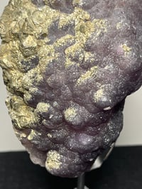 Image 12 of Purple Botryoidal Fluorite With Cubic Pyrite Display Specimen | Hunan China #2662
