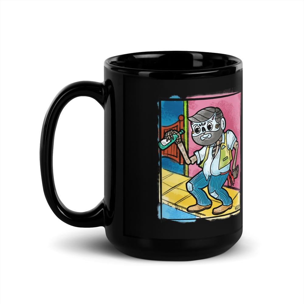 El Borracho-Black Glossy Mug
