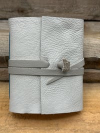 Image 1 of Little Leather Book, Soft Gray