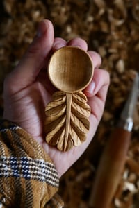 Image 2 of • Oak leaf Coffee Scoop