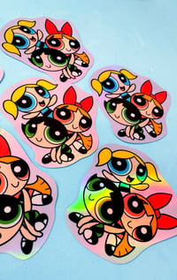 Image 2 of Powerpuff Holographic Sticker