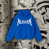 Image 2 of BLUE ALELUYA HOODIE 