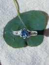 Aquila ring size N 1/2 (7) sky blue topaz 