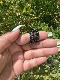 Image 2 of Black Obsidian & Hematite 