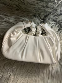 Image 1 of White Hobo Tote Bag