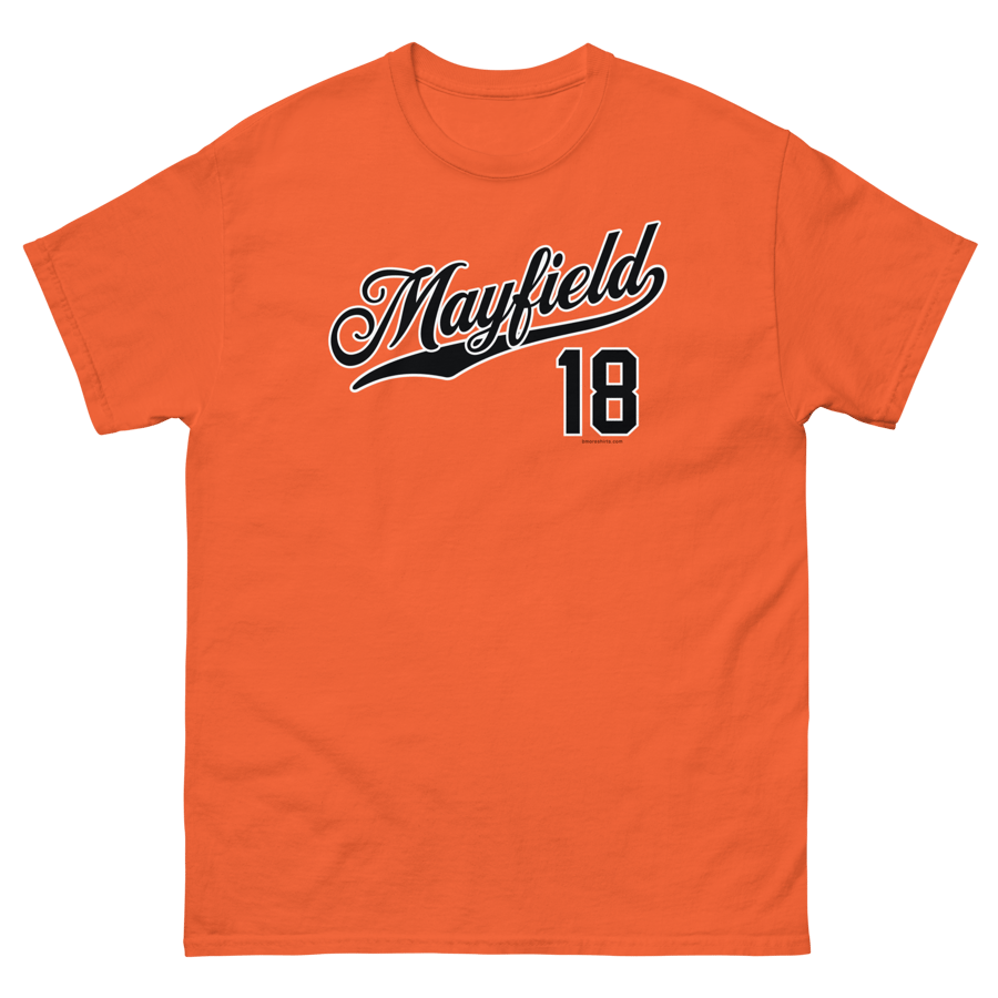 Image of Mayfield Baltimore T-Shirt 21218 Mens (Orange)