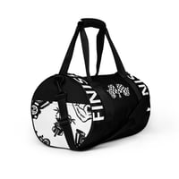 Image 1 of All-over print gym bag Motorcycle themed
