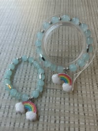 Image 1 of Rainbow charm bracelet 