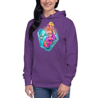 Image 4 of Glass Coffin Pinup Logo Hoodie