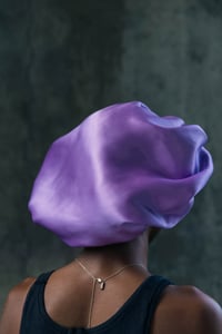 Image 3 of "AMETHYST" LUXURY SATIN BONNET