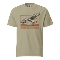 Image 4 of OWG - Mallard Left Sleeve Brand Unisex garment-dyed heavyweight t-shirt 