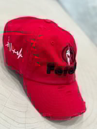 Image 4 of Trinidad 🇹🇹 vintage dad hat W/side heartbeat black font 