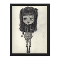 Denise ~ Original Framed Drawing