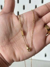 Image 4 of Gold Clover Necklace Lucky Charm Unisex Style