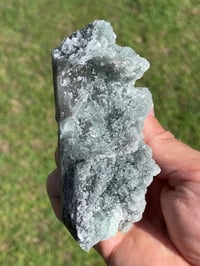 Image 11 of Green Fluorite With Sugar Quartz Specimen #1589 