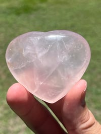 Image 2 of Rose Quartz Heart #2537