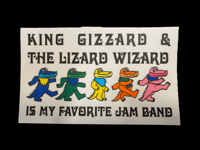King Gizzard Marching Gators Sticker