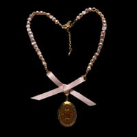 Image 1 of THE LILY LOCKET (PEARL)