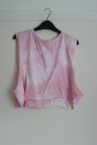 Image of Pink Tie Dye Crop Top 