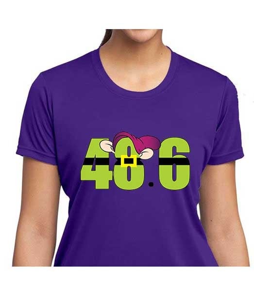 Image of Dopey Inspired 48.6 Running Tech Shirt - Purple
