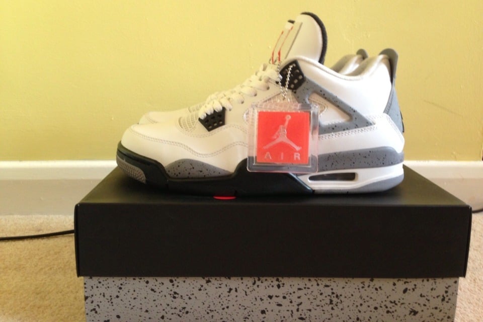 Image of Air Jordan 4 "Grey Cement"