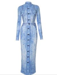 Image 3 of 🩵BLUE SKIES BODYCON DRESS🪁