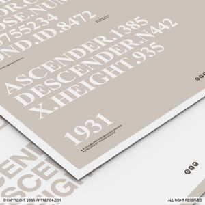 Image of Sans & Serif Poster set (2 posters)