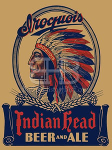 Image of Iroquois Beverages - Indian Head Beer and Ale