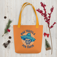 Image 3 of Dia De Los Muertos Tote bag