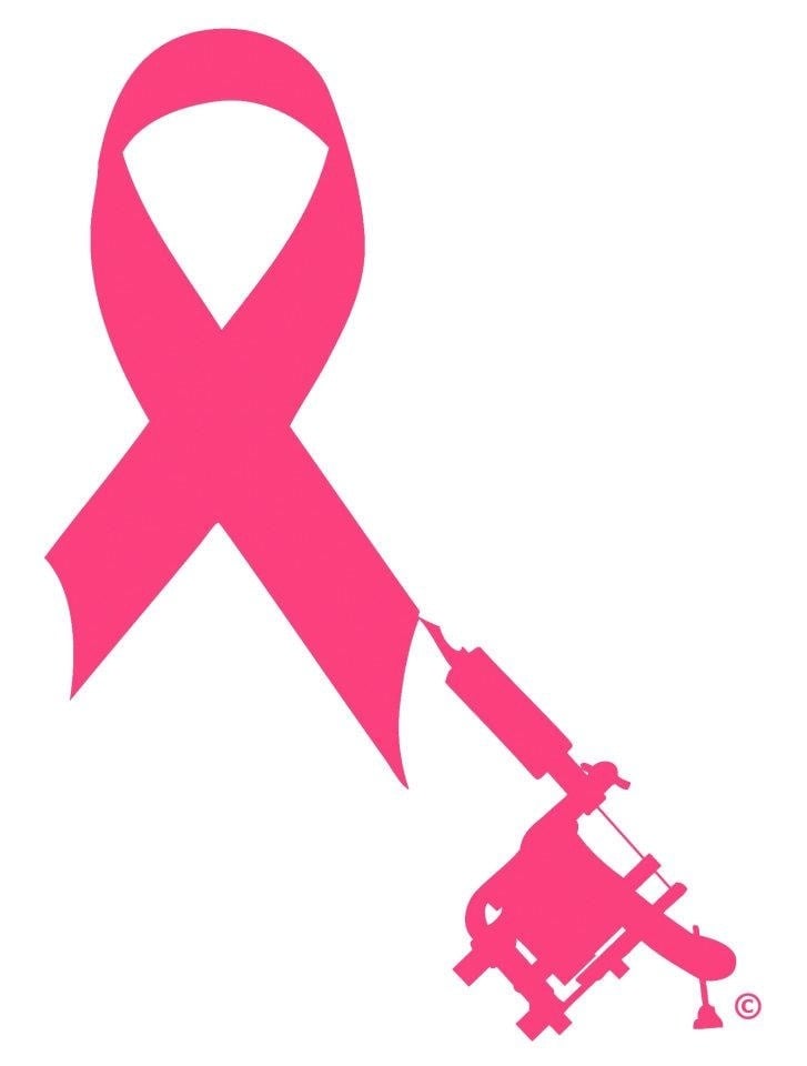 Image of Breast Cancer Aware Ribbon+Tattoo Machine(c) Design