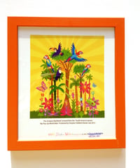 ORANGE Framed 'Amazon Rainforest' Illustration