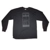 WAX TRAX! RECORDS T-Shirt/Original Wire Logo (Dark Gray) Long Sleeve