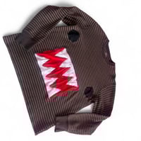 Image 3 of Domo striped long sleeve ♡ (L)
