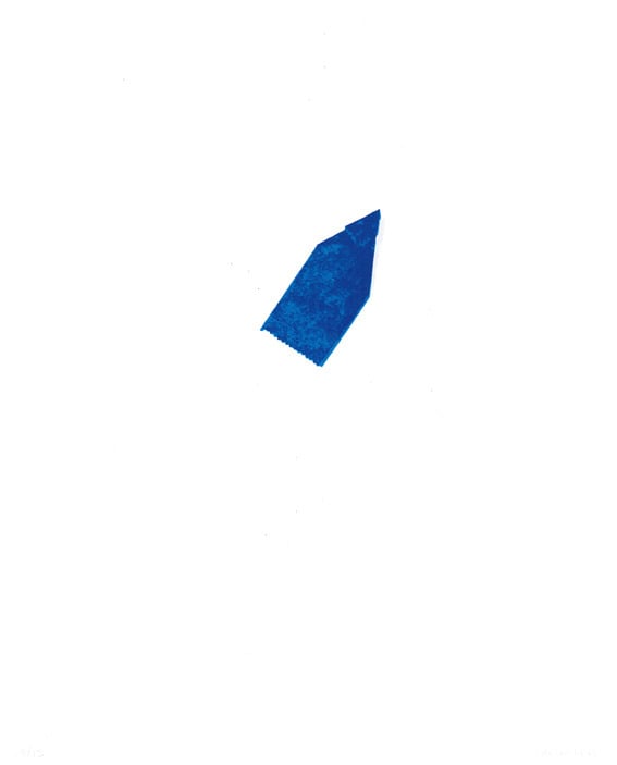 Image of Blue Tape Arrow