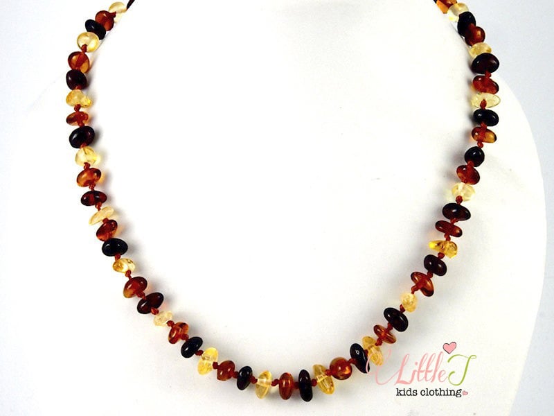 Image of Amber teething necklace