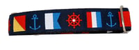 Image 1 of Nautical Flags - Martingale Collar