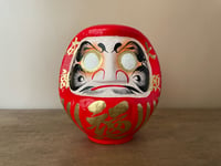 Image 2 of  Classic Takasaki Handcrafted Red Daruma Doll