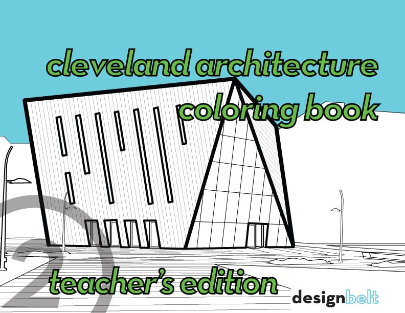 Image of Cleveland Architecture Coloring Book teacher's edition