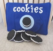 Image of Felt Food Cookie Set - 6 Cookies with Velcro Close Bag