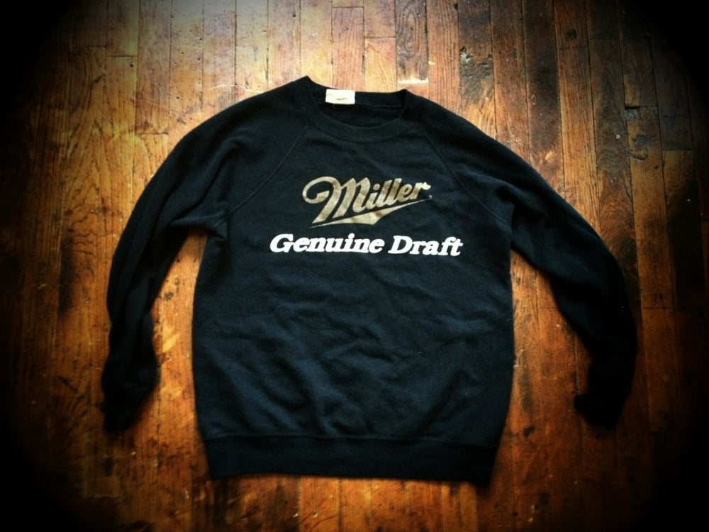 Image of men's (L) Miller Genuine Draft sweater