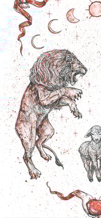 Image 7 of Twilight - The Lion, The Lamb and The Wolf 11x14 Signed Print