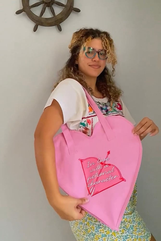 Image of In đ w/a Fictional Character Tote Bag