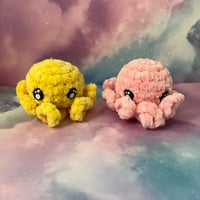Image 4 of Crochet Palm Size Octopus Stuffie