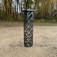 Image 6 of Garden Column - Intersecting/Crossed Lines
