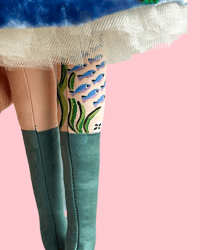 Image 8 of RESERVED FOR ALLISON MEDIUM ART DOLL