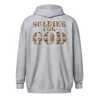 Image 6 of Soldier For God Dark Unisex heavy blend zip hoodie