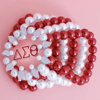 Image 3 of RED & WHITE BRACELET 