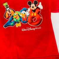 Image 1 of Red Disney t shirt size 9-10 years 