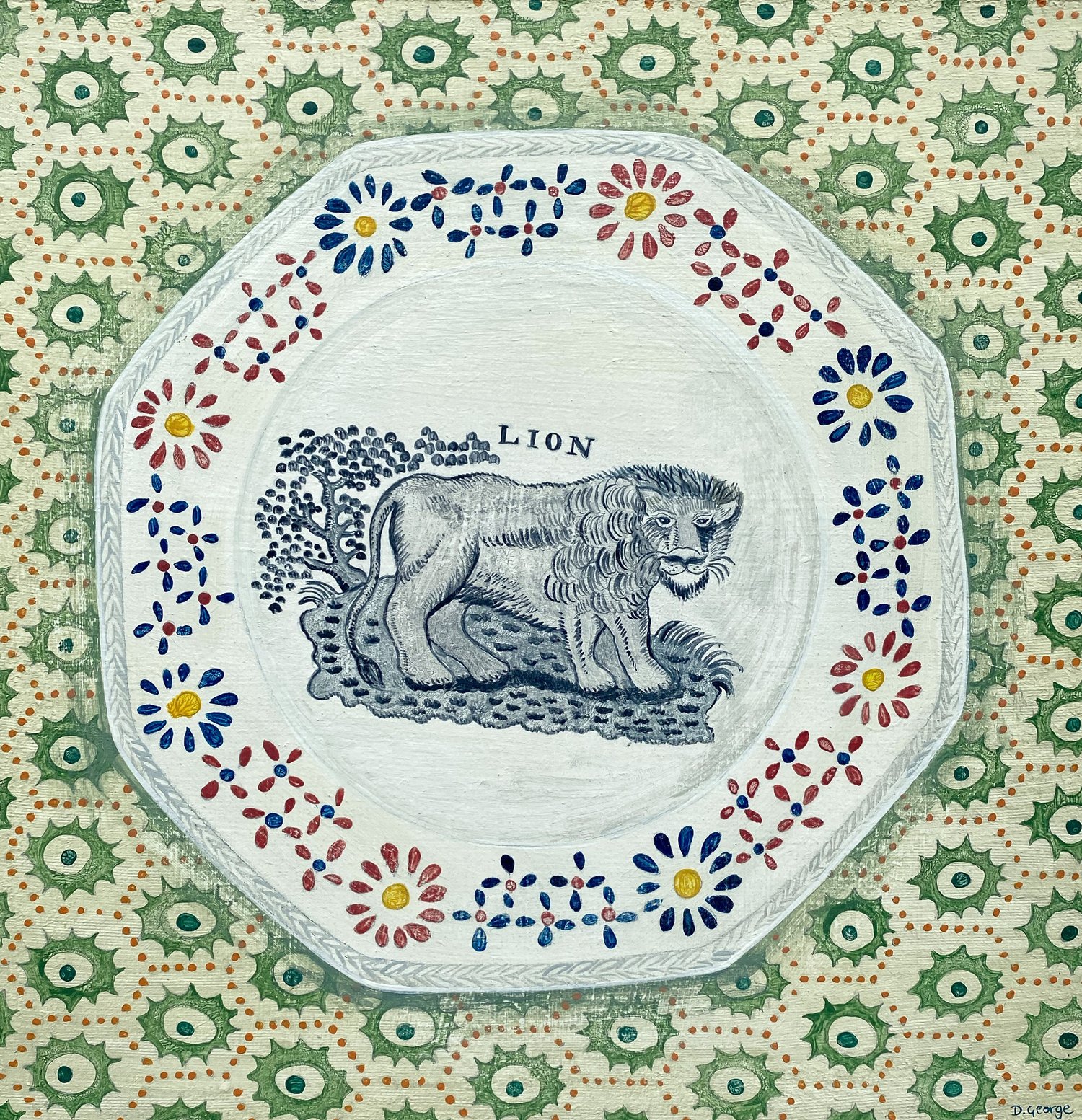 Image of Lion plate 