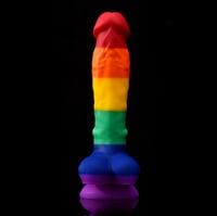 Image 1 of Rainbow Dildo